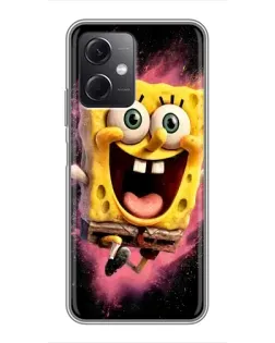 Чохол для Xiaomi Redmi Note 12 (5G) з картинкою «Вибуховий Спанч Боб»