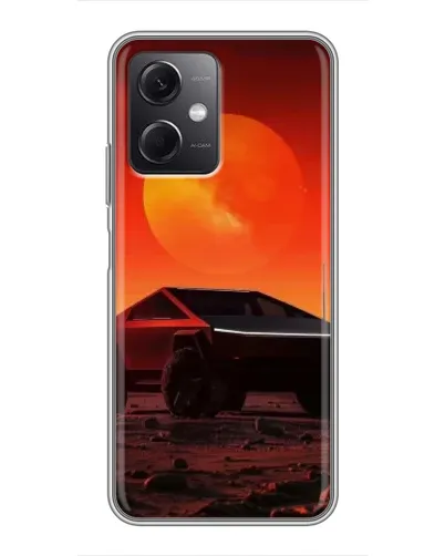 Чохол для Xiaomi Redmi Note 12 (5G) з картинкою «Cybertruck на Марсі»
