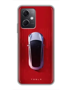 Чохол для Xiaomi Redmi Note 12 (5G) з картинкою «Tesla Top View» Чохол для Xiaomi Redmi Note 12 (5G) з картинкою «Tesla Top View»