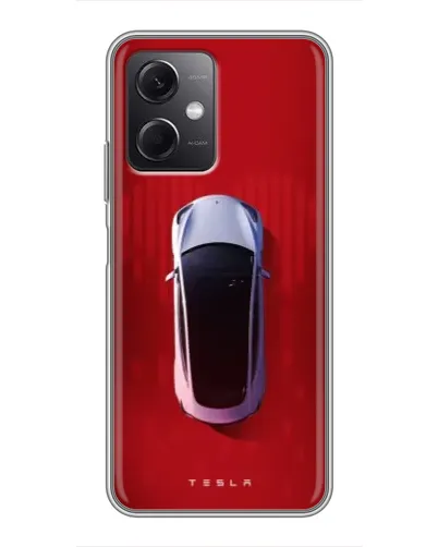Чохол для Xiaomi Redmi Note 12 (5G) з картинкою «Tesla Top View»