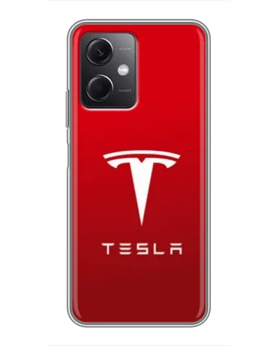 Чохол для Xiaomi Redmi Note 12 (5G) з картинкою «Tesla Red Classic»