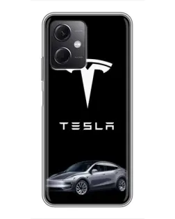 Чохол для Xiaomi Redmi Note 12 (5G) з картинкою «Tesla Model Y»