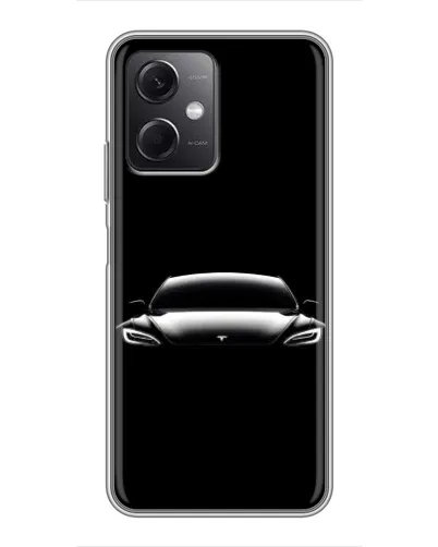 Чохол для Xiaomi Redmi Note 12 (5G) з картинкою «Фари Tesla Night»