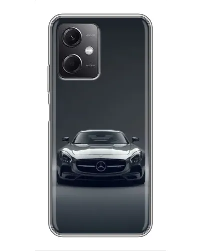 Чохол для Xiaomi Redmi Note 12 (5G) з картинкою «Mercedes на чорному»