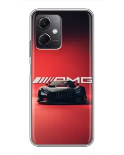 Чохол для Xiaomi Redmi Note 12 (5G) з картинкою «Mercedes AMG — червона лінія»