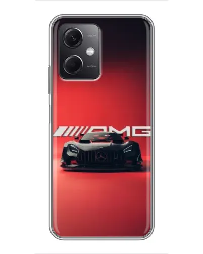 Чохол для Xiaomi Redmi Note 12 (5G) з картинкою «Mercedes AMG — червона лінія»