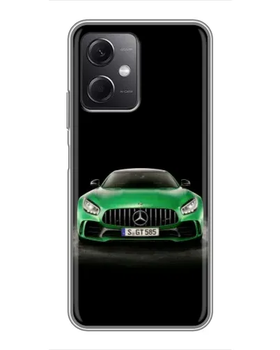 Чохол для Xiaomi Redmi Note 12 (5G) з картинкою «Mercedes — неоновий лого»
