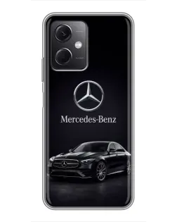 Чохол для Xiaomi Redmi Note 12 (5G) з картинкою «Mercedes — решітка радіатора»