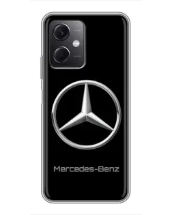 Чохол для Xiaomi Redmi Note 12 (5G) з картинкою «Mercedes Silver Logo»