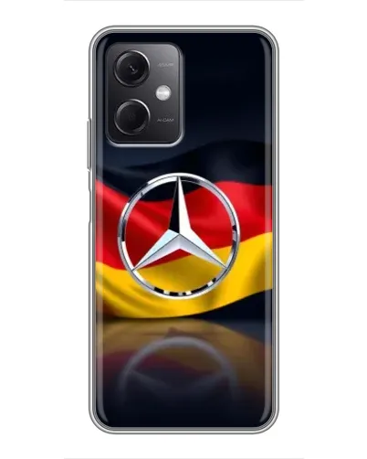 Чохол для Xiaomi Redmi Note 12 (5G) з картинкою «Mercedes — прапор Німеччини»