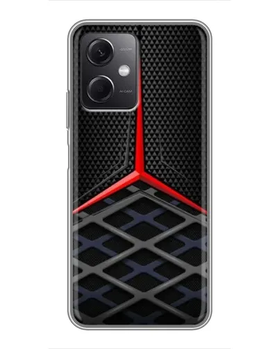 Чохол для Xiaomi Redmi Note 12 (5G) з картинкою «Mercedes Carbon Grid»