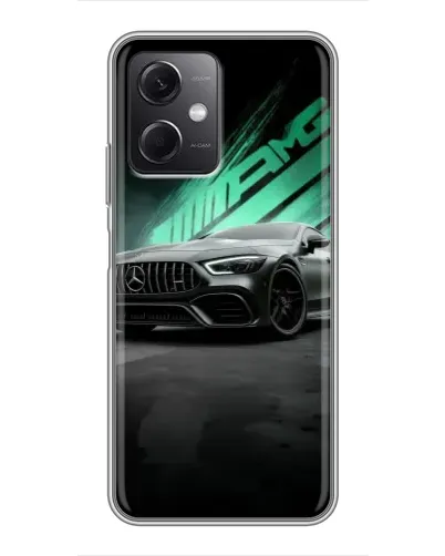 Чохол для Xiaomi Redmi Note 12 (5G) з картинкою «Темний Mercedes AMG»