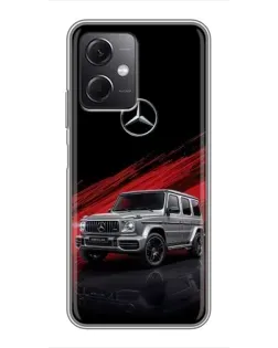 Чохол для Xiaomi Redmi Note 12 (5G) з картинкою «Mercedes G-Class червоний»