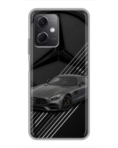 Чохол для Xiaomi Redmi Note 12 (5G) з картинкою «Mercedes AMG — графіка»