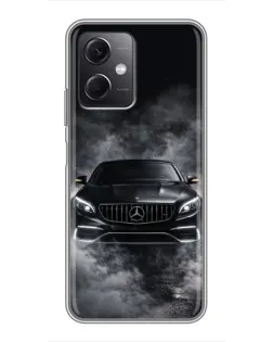 Чохол для Xiaomi Redmi Note 12 (5G) з картинкою «Mercedes у диму»