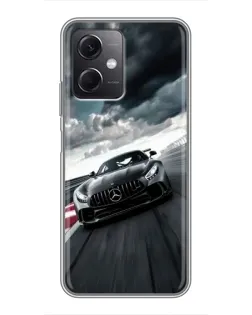 Чохол для Xiaomi Redmi Note 12 (5G) з картинкою «Гоночний Mercedes AMG»