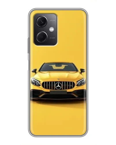 Чохол для Xiaomi Redmi Note 12 (5G) з картинкою «Жовтий Mercedes GT»