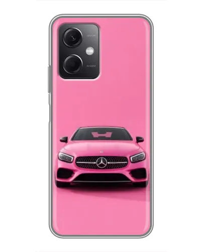 Чохол для Xiaomi Redmi Note 12 (5G) з картинкою «Рожевий Mercedes AMG»