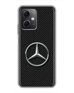 Чохол для Xiaomi Redmi Note 12 (5G) з картинкою «Карбоновий Mercedes стиль»