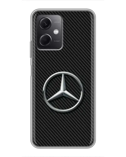 Чохол для Xiaomi Redmi Note 12 (5G) з картинкою «Карбоновий Mercedes стиль»
