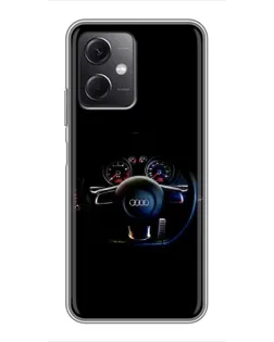Чохол для Xiaomi Redmi Note 12 (5G) з картинкою «Салон Audi — кермо» Чохол для Xiaomi Redmi Note 12 (5G) з картинкою «Салон Audi — кермо»
