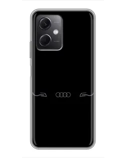 Чохол для Xiaomi Redmi Note 12 (5G) з картинкою «Audi — світловий підпис» Чохол для Xiaomi Redmi Note 12 (5G) з картинкою «Audi — світловий підпис»