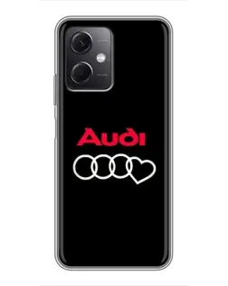 Чохол для Xiaomi Redmi Note 12 (5G) з картинкою «Логотип Audi Heart» Чохол для Xiaomi Redmi Note 12 (5G) з картинкою «Логотип Audi Heart»