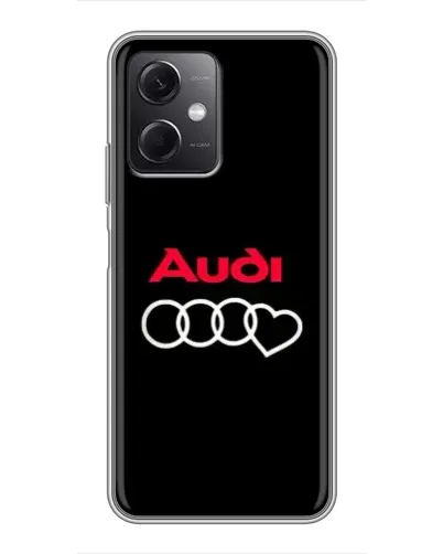 Чохол для Xiaomi Redmi Note 12 (5G) з картинкою «Логотип Audi Heart»