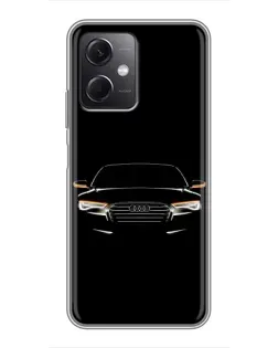 Чохол для Xiaomi Redmi Note 12 (5G) з картинкою «Audi — нічний контур»