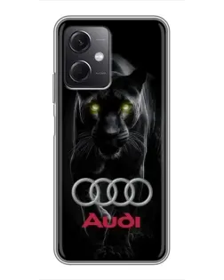 Чохол для Xiaomi Redmi Note 12 (5G) з картинкою «Пантера та Audi»
