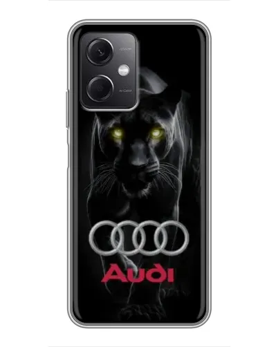 Чохол для Xiaomi Redmi Note 12 (5G) з картинкою «Пантера та Audi»
