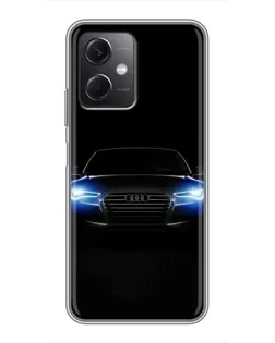 Чохол для Xiaomi Redmi Note 12 (5G) з картинкою «Audi в неоні»