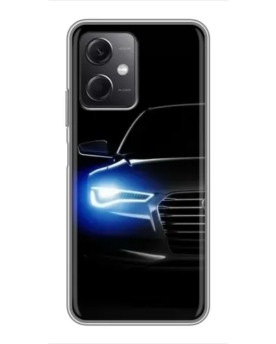 Чохол для Xiaomi Redmi Note 12 (5G) з картинкою «Неоновий погляд Audi»