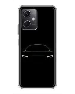 Чохол для Xiaomi Redmi Note 12 (5G) з картинкою «Погляд Audi у темряві»