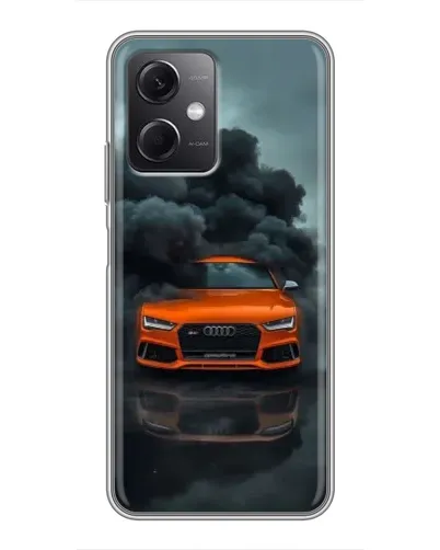 Чохол для Xiaomi Redmi Note 12 (5G) з картинкою «Audi у хмарах диму»