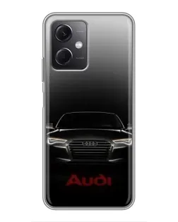 Чохол для Xiaomi Redmi Note 12 (5G) з картинкою «Audi — градієнтний контур»