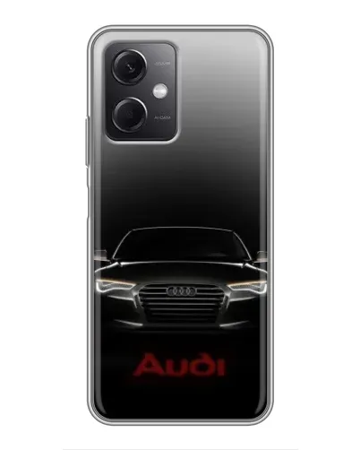 Чохол для Xiaomi Redmi Note 12 (5G) з картинкою «Audi — градієнтний контур»