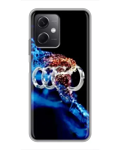 Чохол для Xiaomi Redmi Note 12 (5G) з картинкою «Енергія лого Audi»
