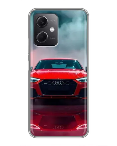 Чохол для Xiaomi Redmi Note 12 (5G) з картинкою «Audi RS — червоний стиль»