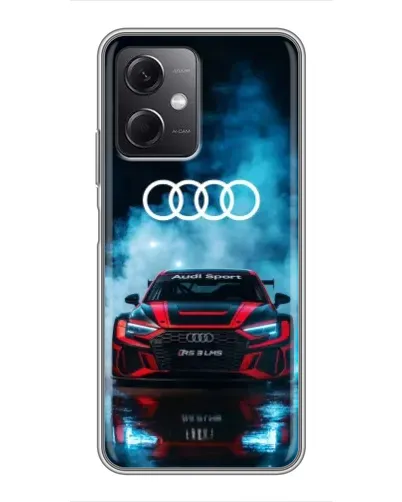 Чохол для Xiaomi Redmi Note 12 (5G) з картинкою «Audi Sport — неон»