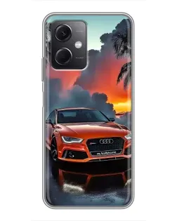 Чохол для Xiaomi Redmi Note 12 (5G) з картинкою «Audi — захід сонця»