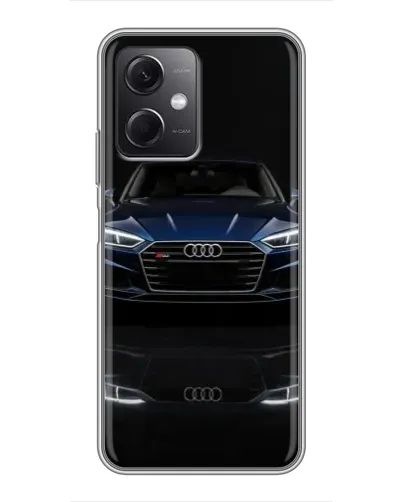 Чохол для Xiaomi Redmi Note 12 (5G) з картинкою «Audi — нічне відображення»
