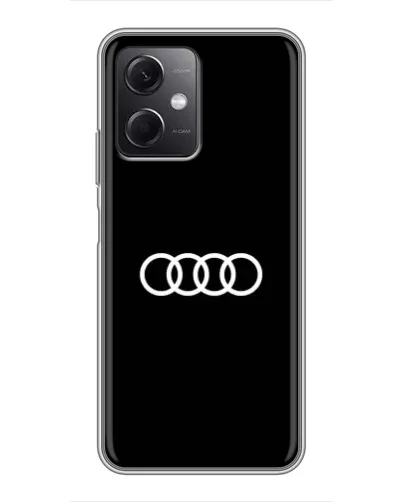 Чохол для Xiaomi Redmi Note 12 (5G) з картинкою «Audi White Logo»