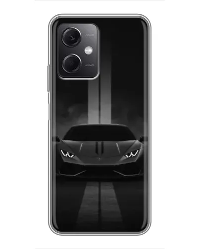 Чохол для Xiaomi Redmi Note 12 (5G) з картинкою «Lamborghini симетрія доріг»