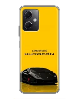 Чохол для Xiaomi Redmi Note 12 (5G) з картинкою «Lamborghini Huracan чорний»