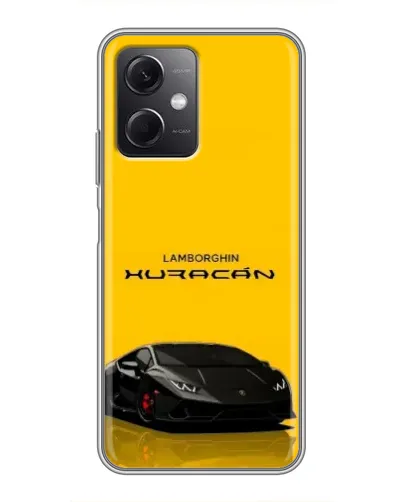 Чохол для Xiaomi Redmi Note 12 (5G) з картинкою «Lamborghini Huracan чорний»