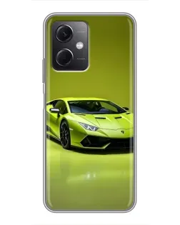 Чохол для Xiaomi Redmi Note 12 (5G) з картинкою «Салатовий Lamborghini Huracan»