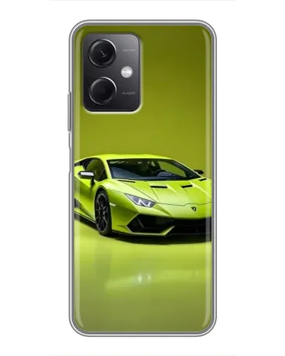 Чохол для Xiaomi Redmi Note 12 (5G) з картинкою «Салатовий Lamborghini Huracan»