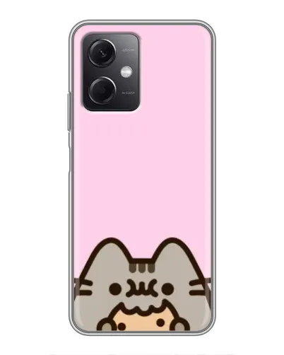 Чохол для Xiaomi Redmi Note 12 (5G) з картинкою «Pusheen та печиво»