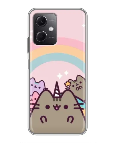 Чохол для Xiaomi Redmi Note 12 (5G) з картинкою «Єдиноріг Pusheen»